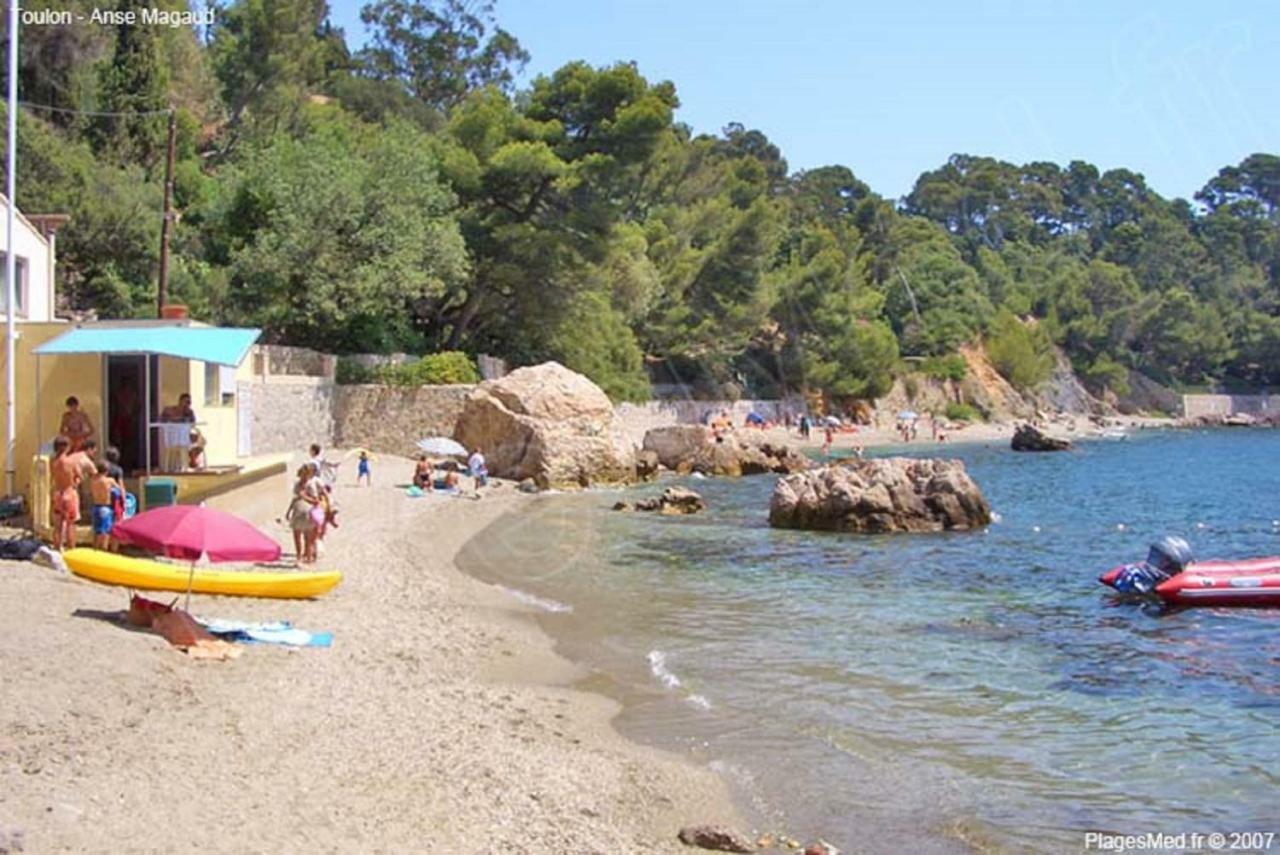 **** Beau T2 De 40 M2, Jardin De 70M2, Au Calme, A 50 Metres De La Plage Le Pradet Exterior photo